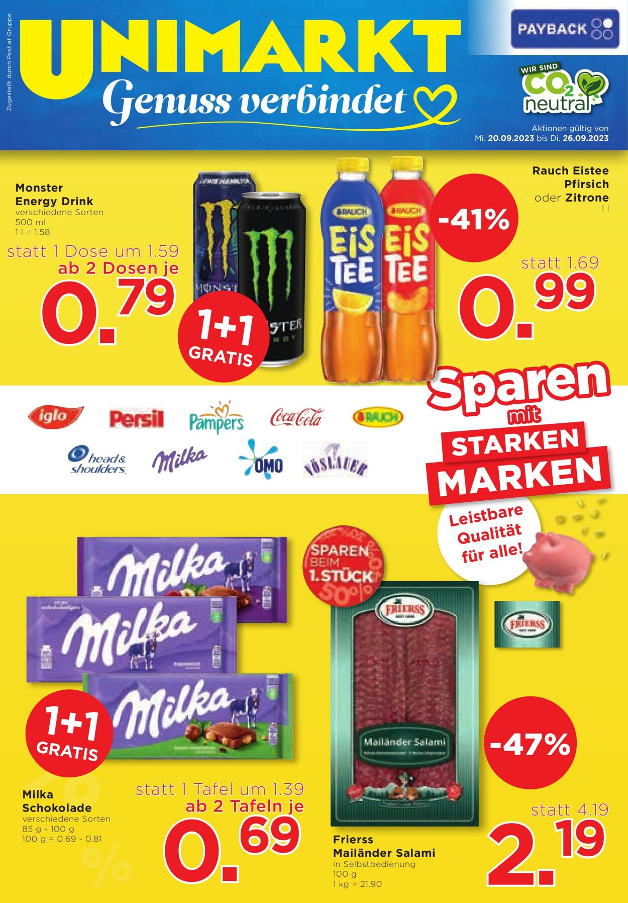 Prospekt Unimarkt 20.09.2023 - 26.09.2023