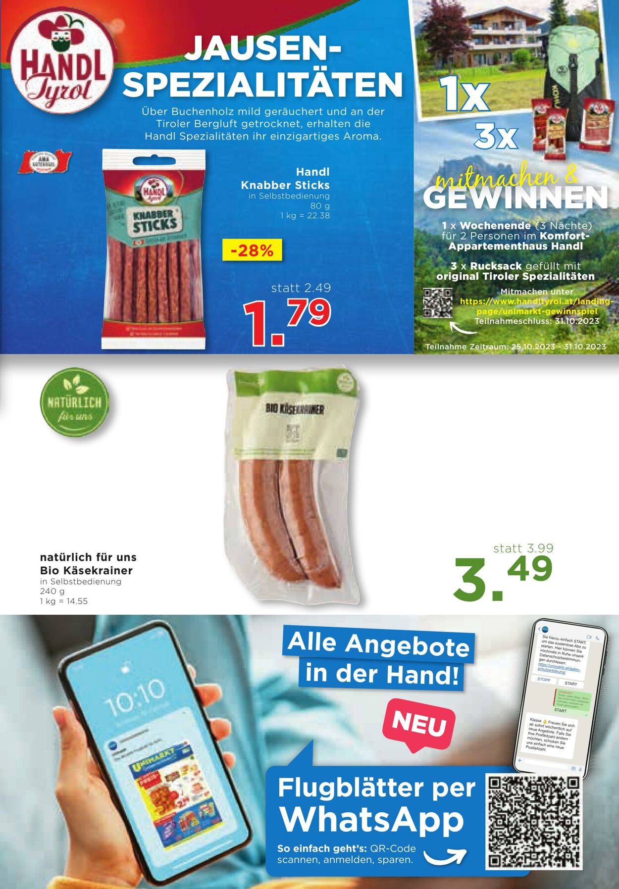 Prospekt Unimarkt 25.10.2023 - 31.10.2023