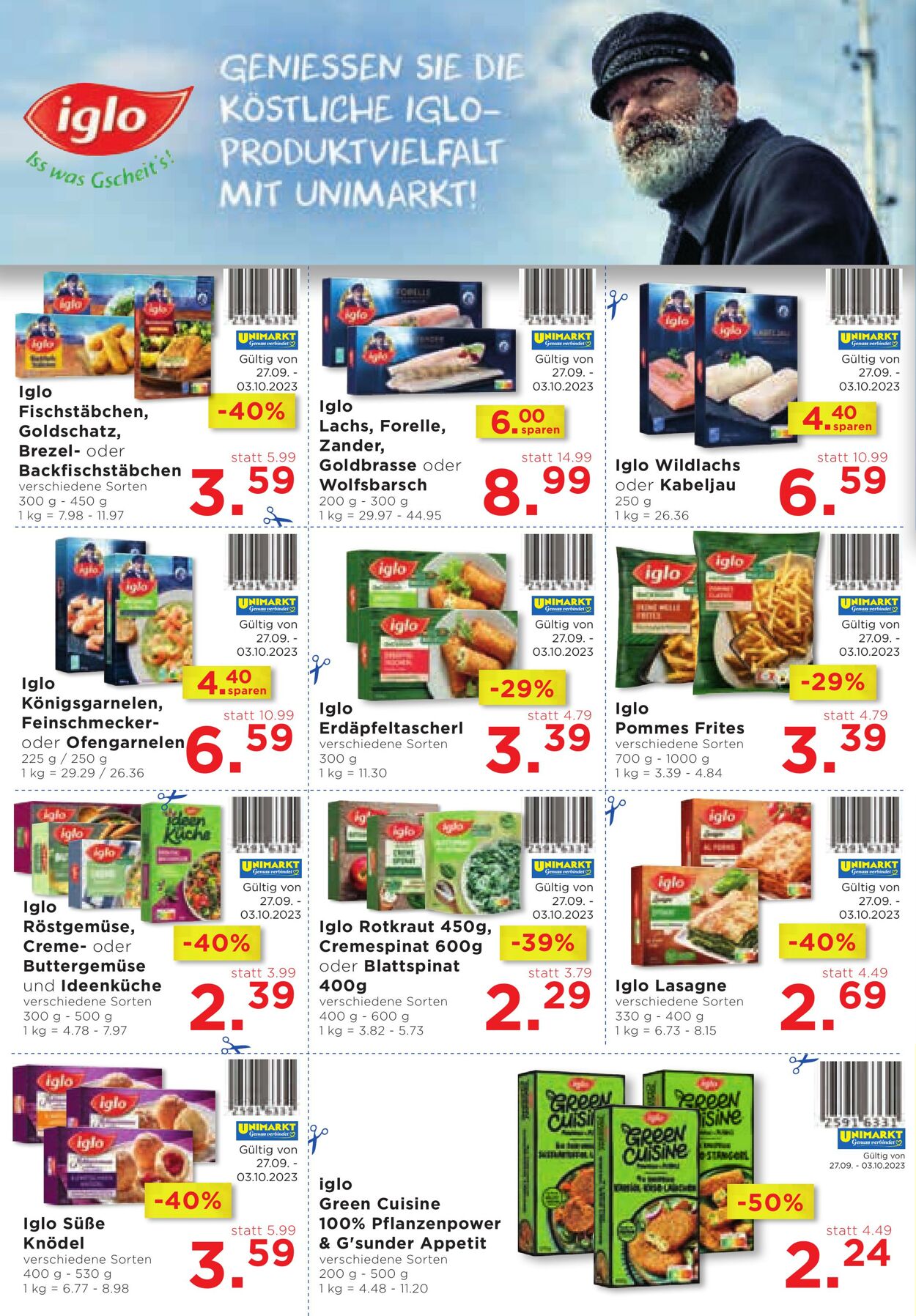 Prospekt Unimarkt 27.09.2023 - 03.10.2023