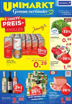 Prospekt Unimarkt 24.07.2024 - 30.07.2024