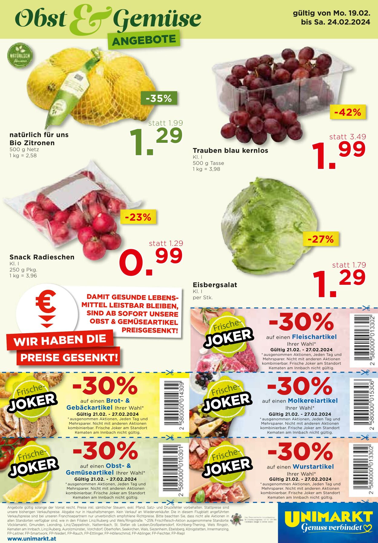 Prospekt Unimarkt 21.02.2024 - 27.02.2024