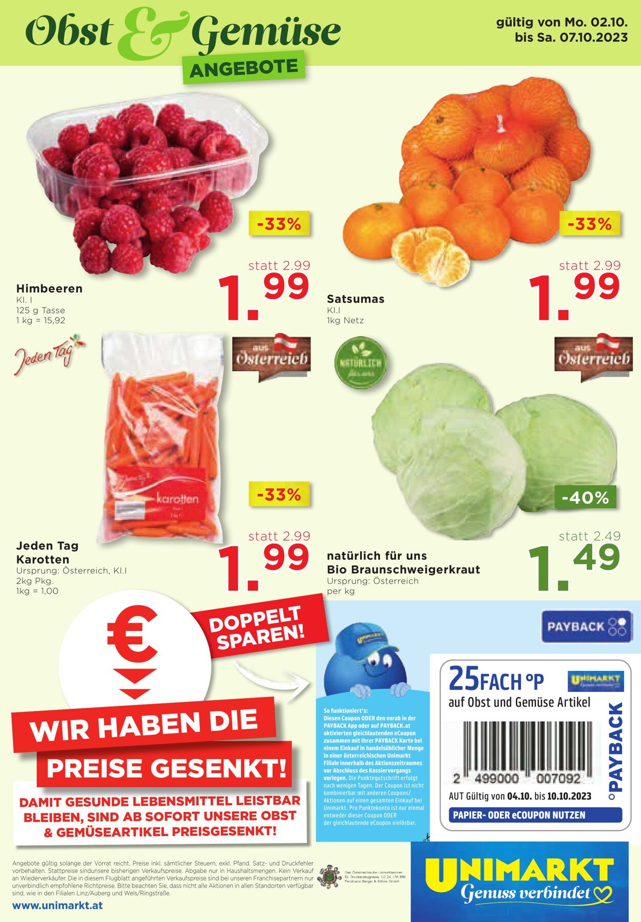 Prospekt Unimarkt 04.10.2023 - 10.10.2023