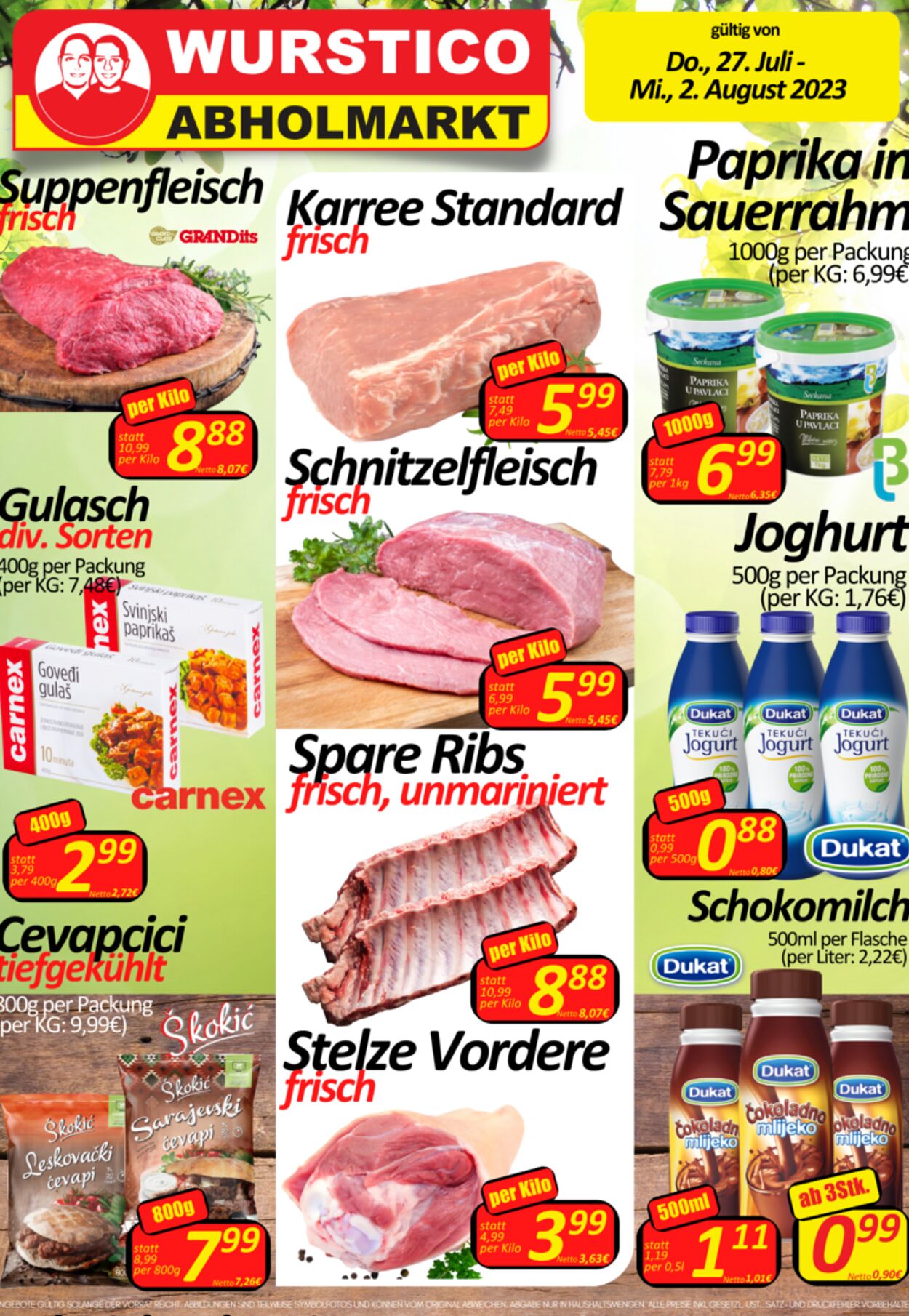 Prospekt Wurstico 03.08.2023 - 09.08.2023
