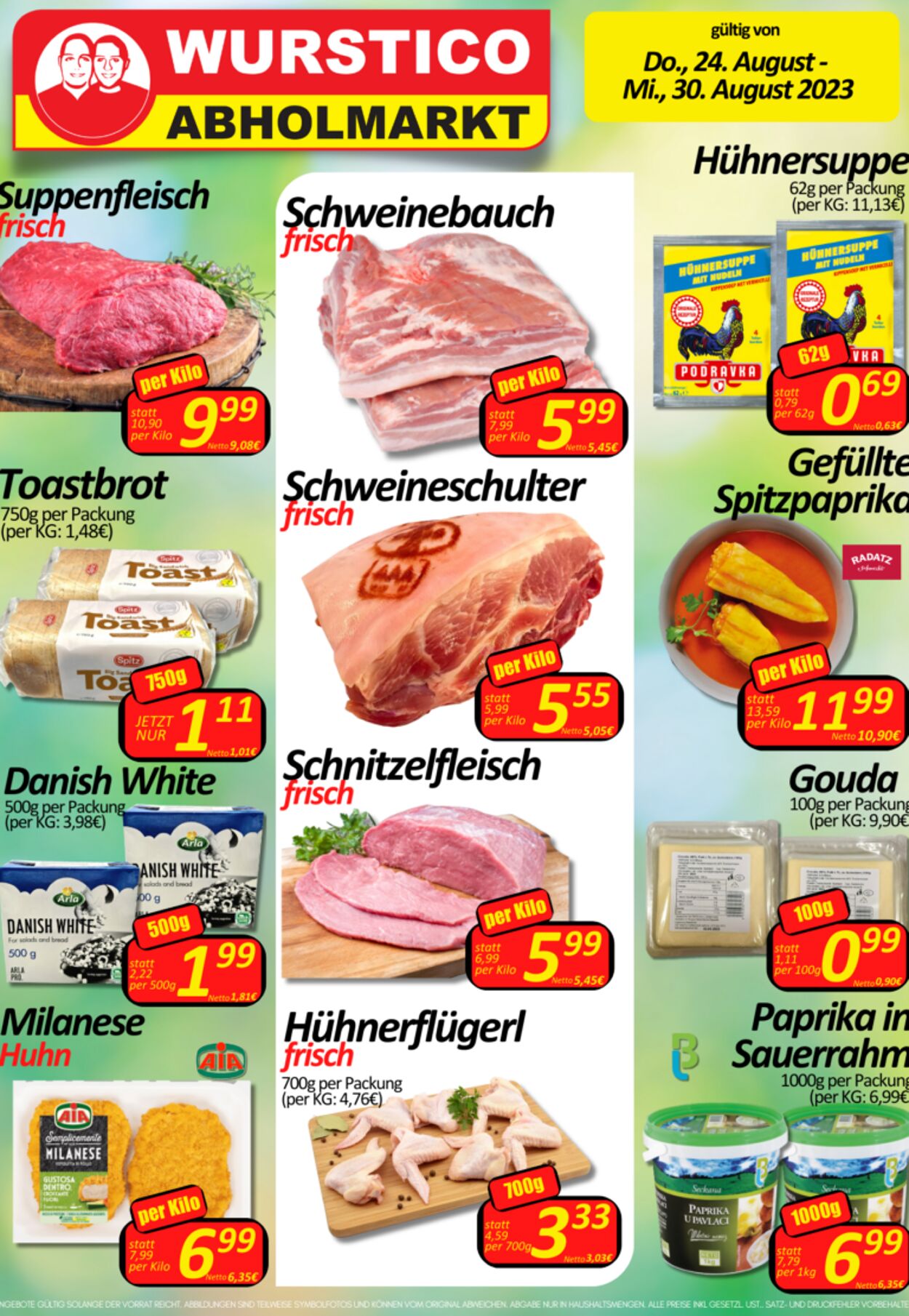 Prospekt Wurstico 24.08.2023 - 30.08.2023