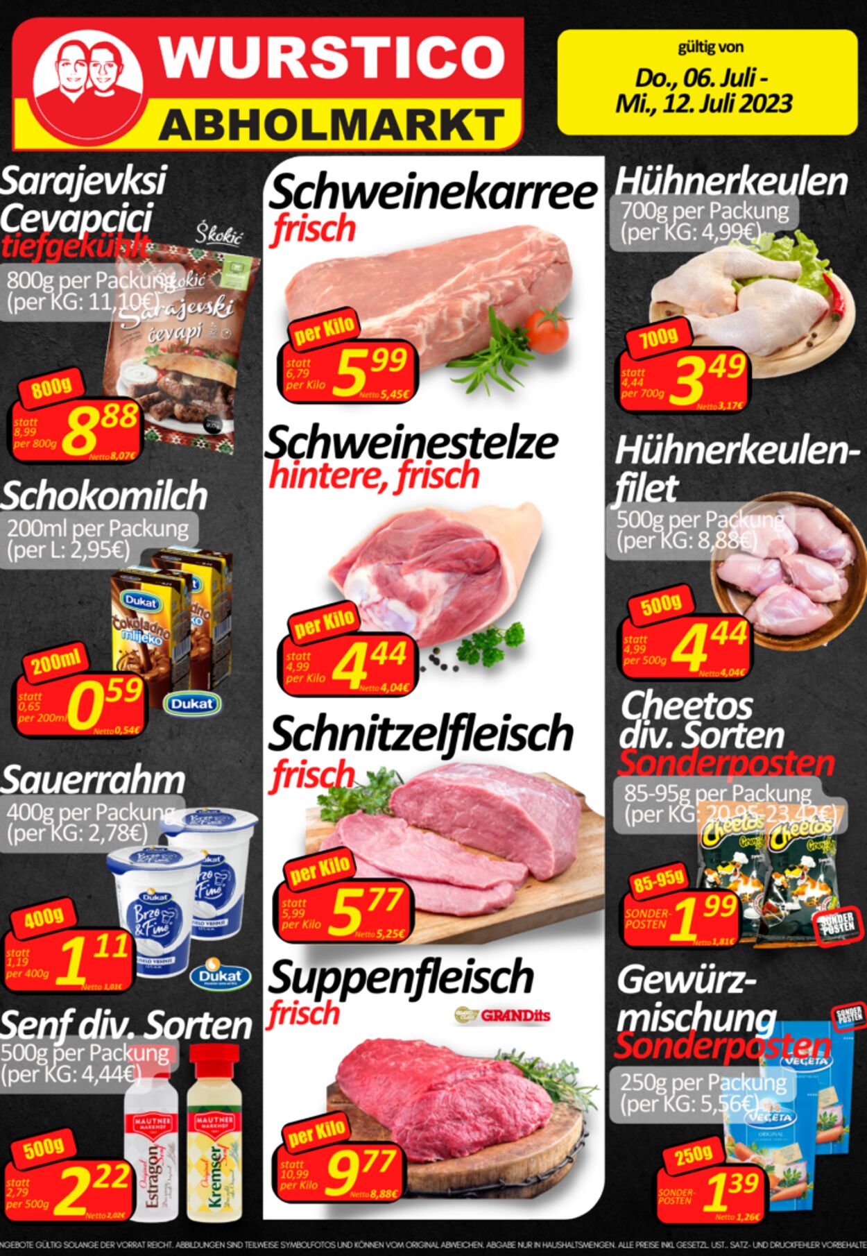 Prospekt Wurstico 13.07.2023 - 19.07.2023