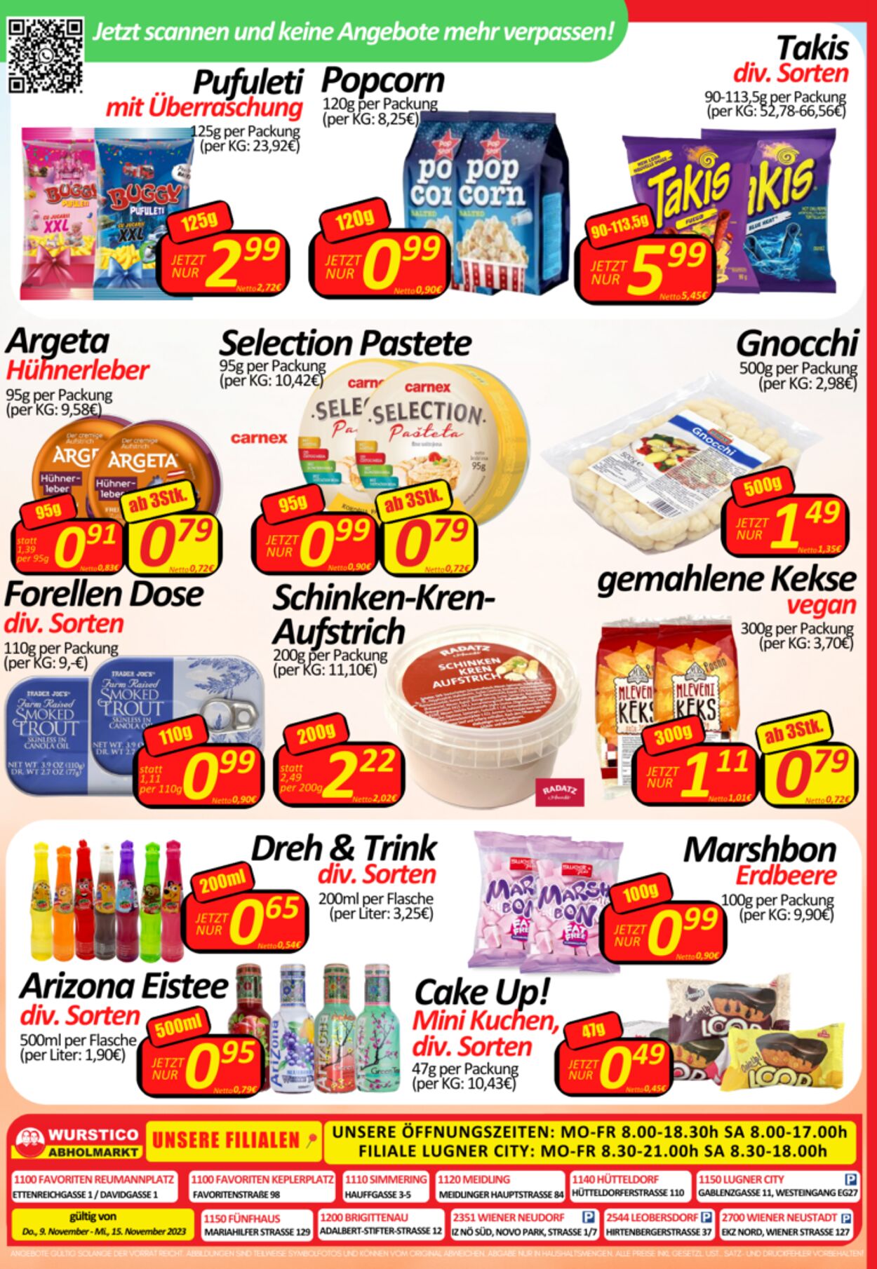 Prospekt Wurstico 09.11.2023 - 15.11.2023