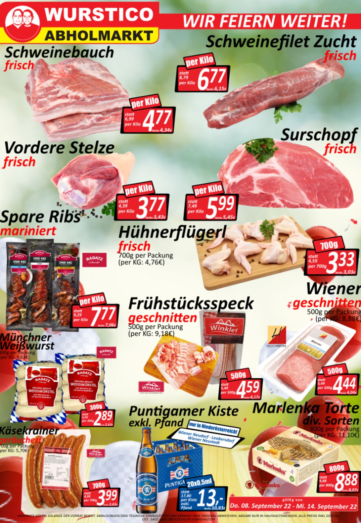 Prospekt Wurstico 15.09.2022 - 21.09.2022