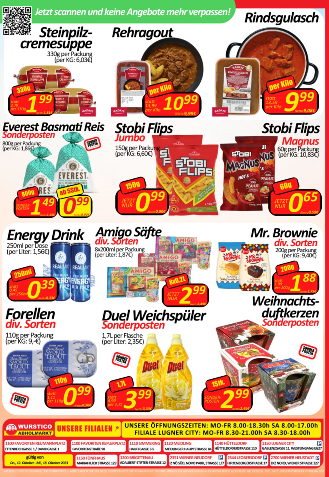 Prospekt Wurstico 12.10.2023 - 18.10.2023
