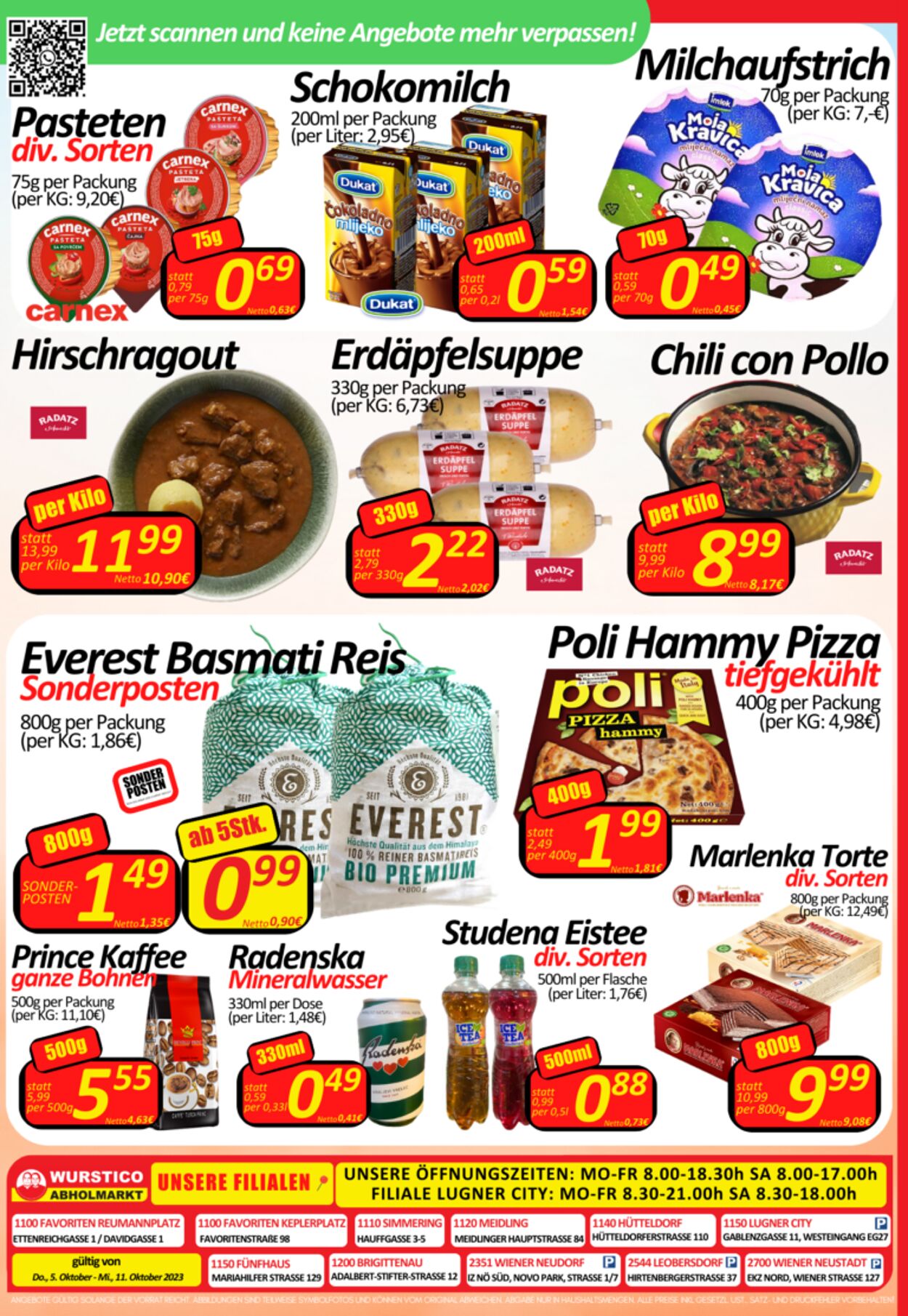 Prospekt Wurstico 12.10.2023 - 18.10.2023