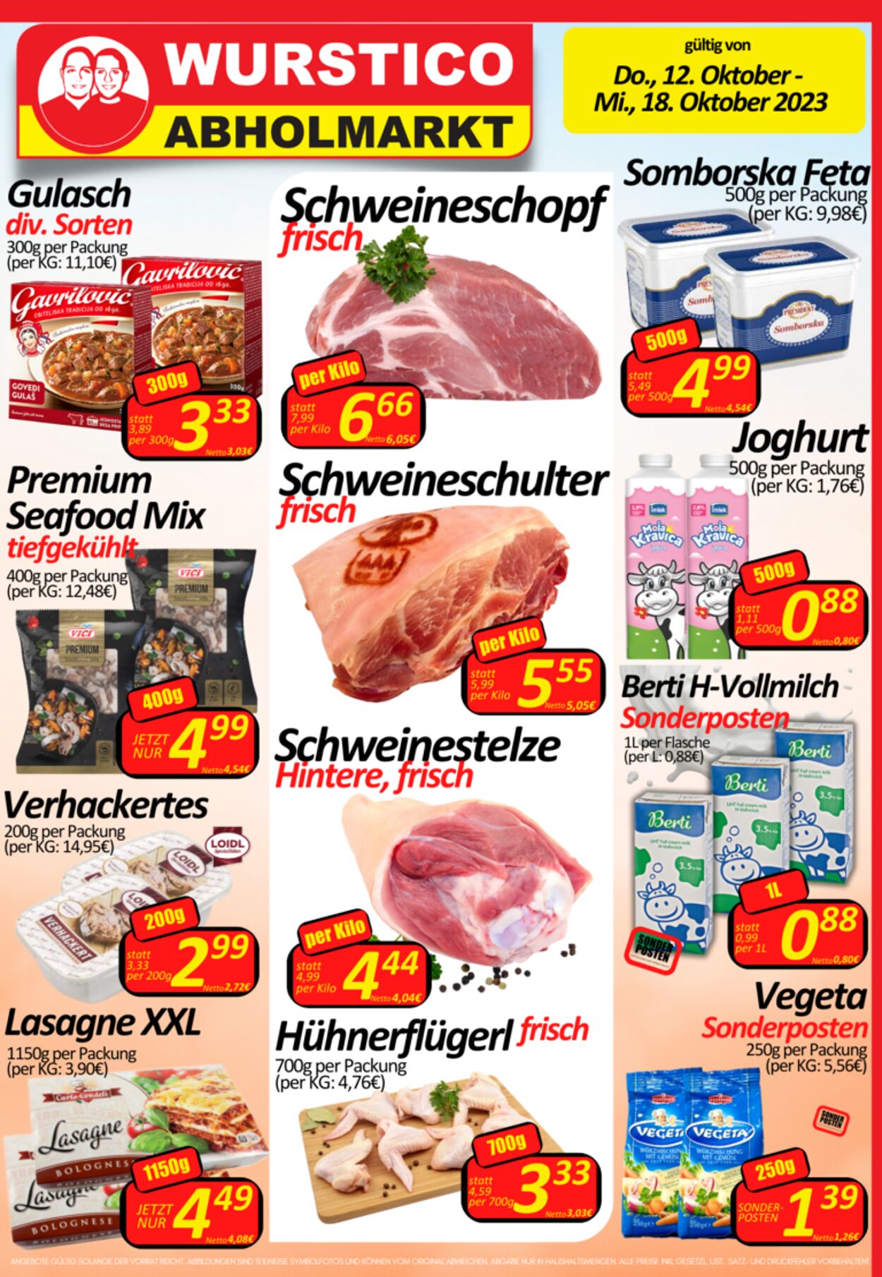 Prospekt Wurstico 12.10.2023 - 18.10.2023