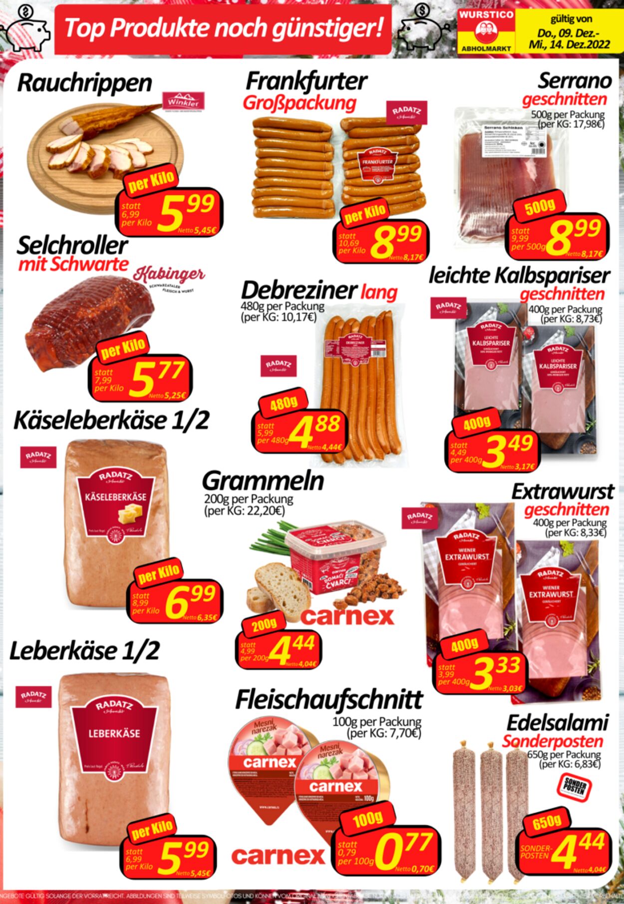 Prospekt Wurstico 15.12.2022 - 21.12.2022