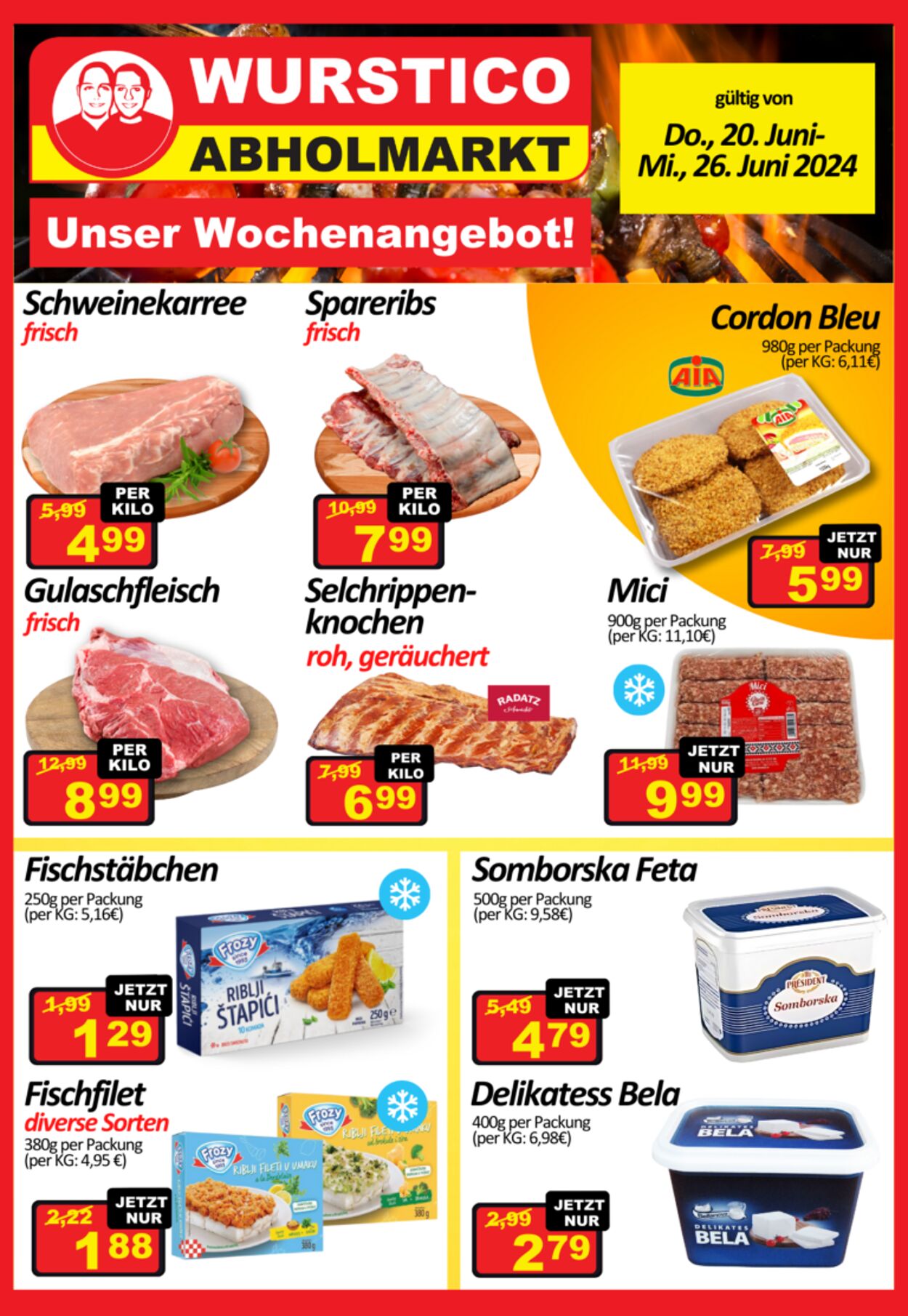 Prospekt Wurstico 20.06.2024 - 26.06.2024