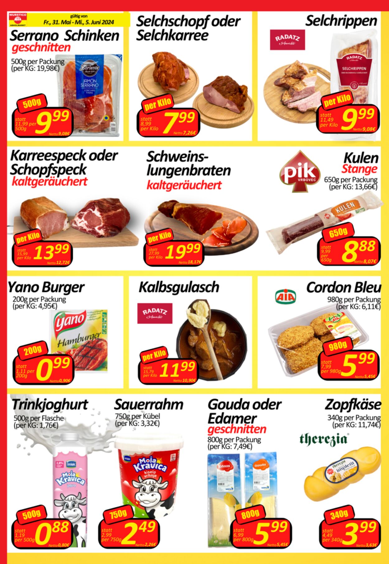 Prospekt Wurstico 06.06.2024 - 12.06.2024