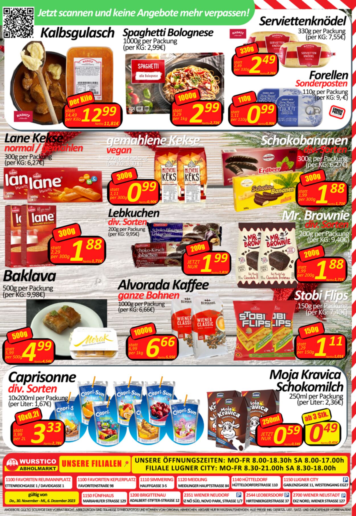 Prospekt Wurstico 30.11.2023 - 06.12.2023