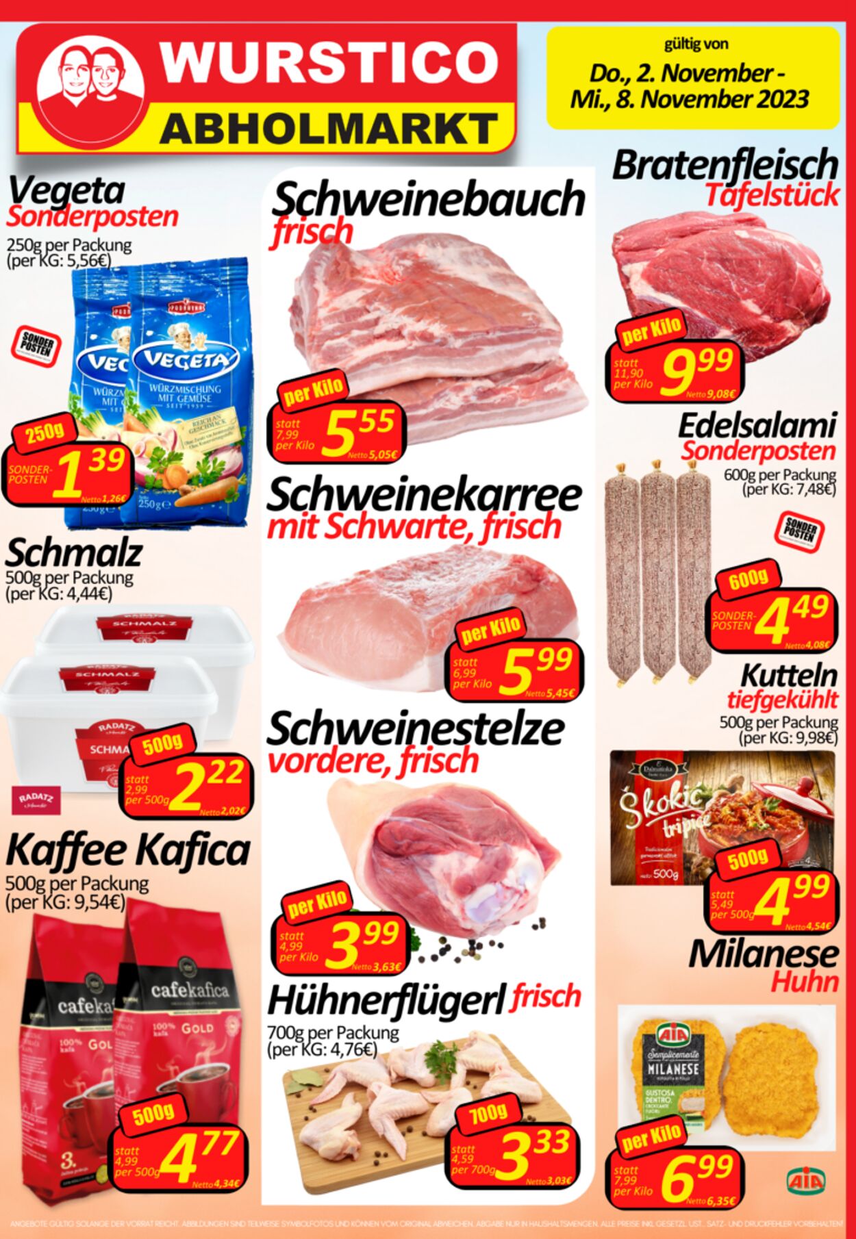 Prospekt Wurstico 02.11.2023 - 08.11.2023