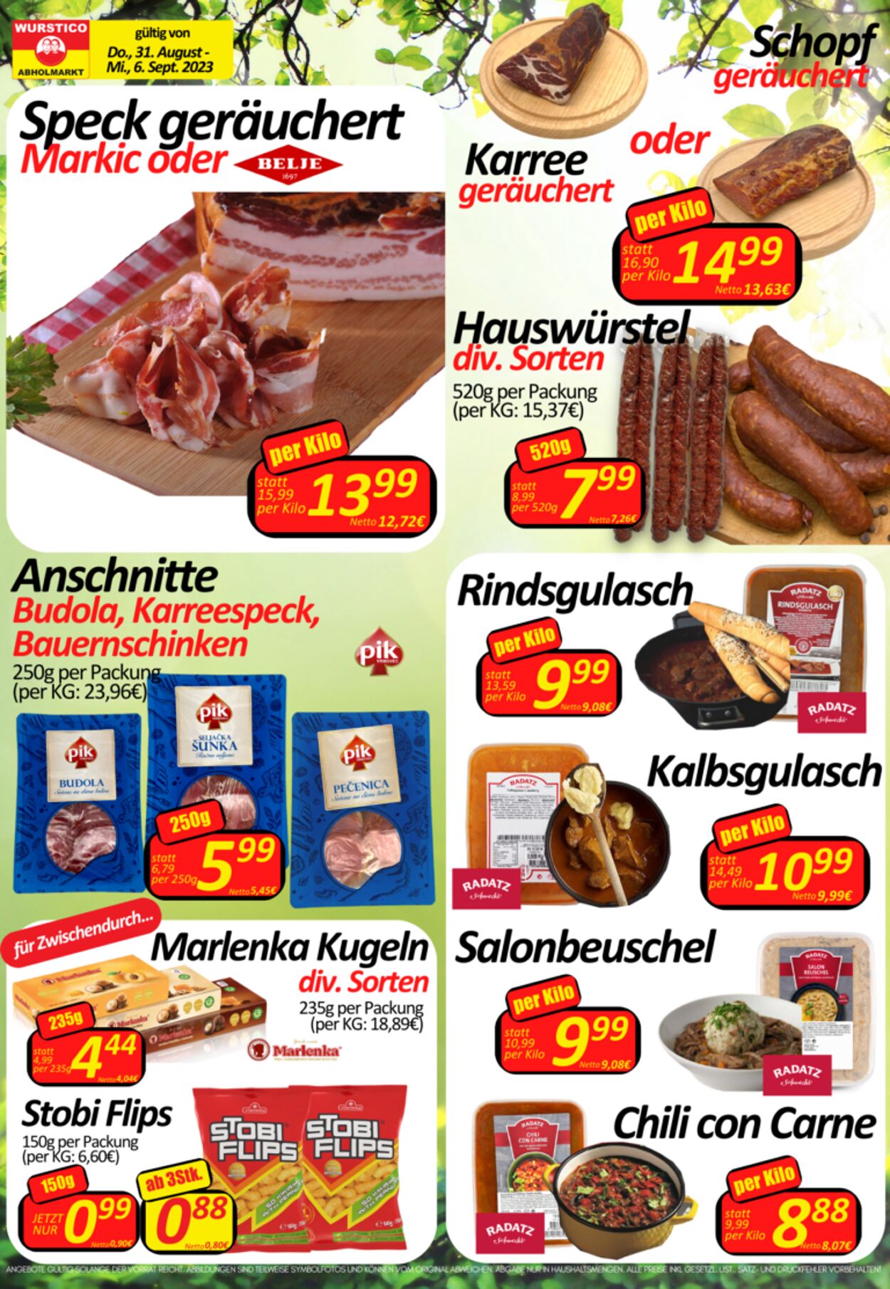 Prospekt Wurstico 07.09.2023 - 13.09.2023