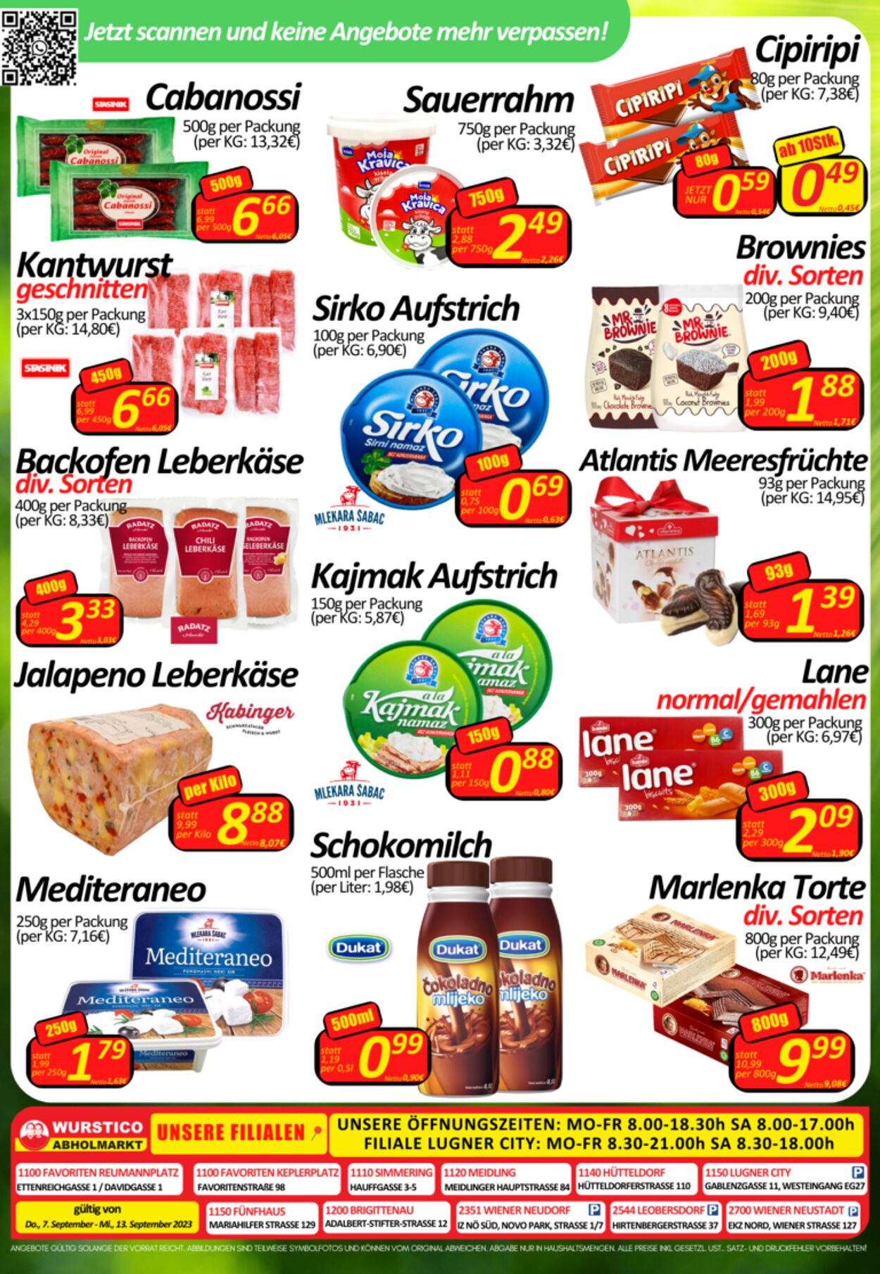 Prospekt Wurstico 07.09.2023 - 13.09.2023