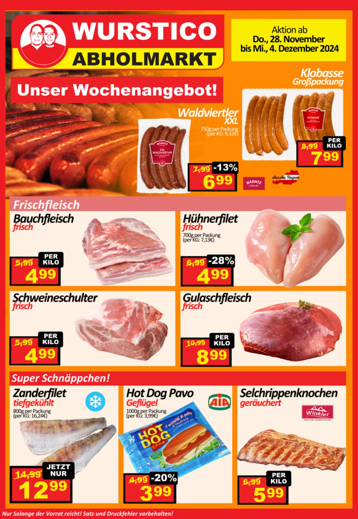 Wurstico Werbe Prospekte