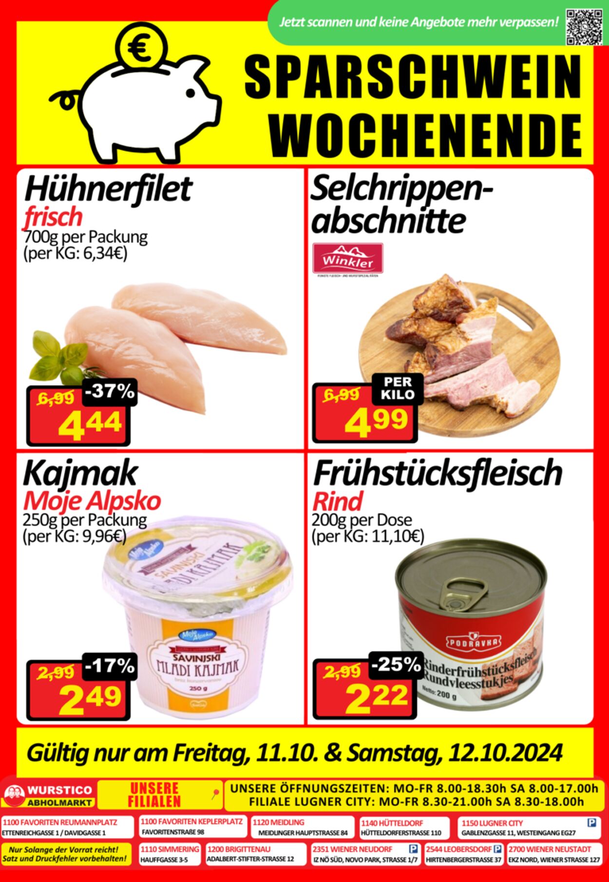 Prospekt Wurstico 11.10.2024 - 10.11.2024