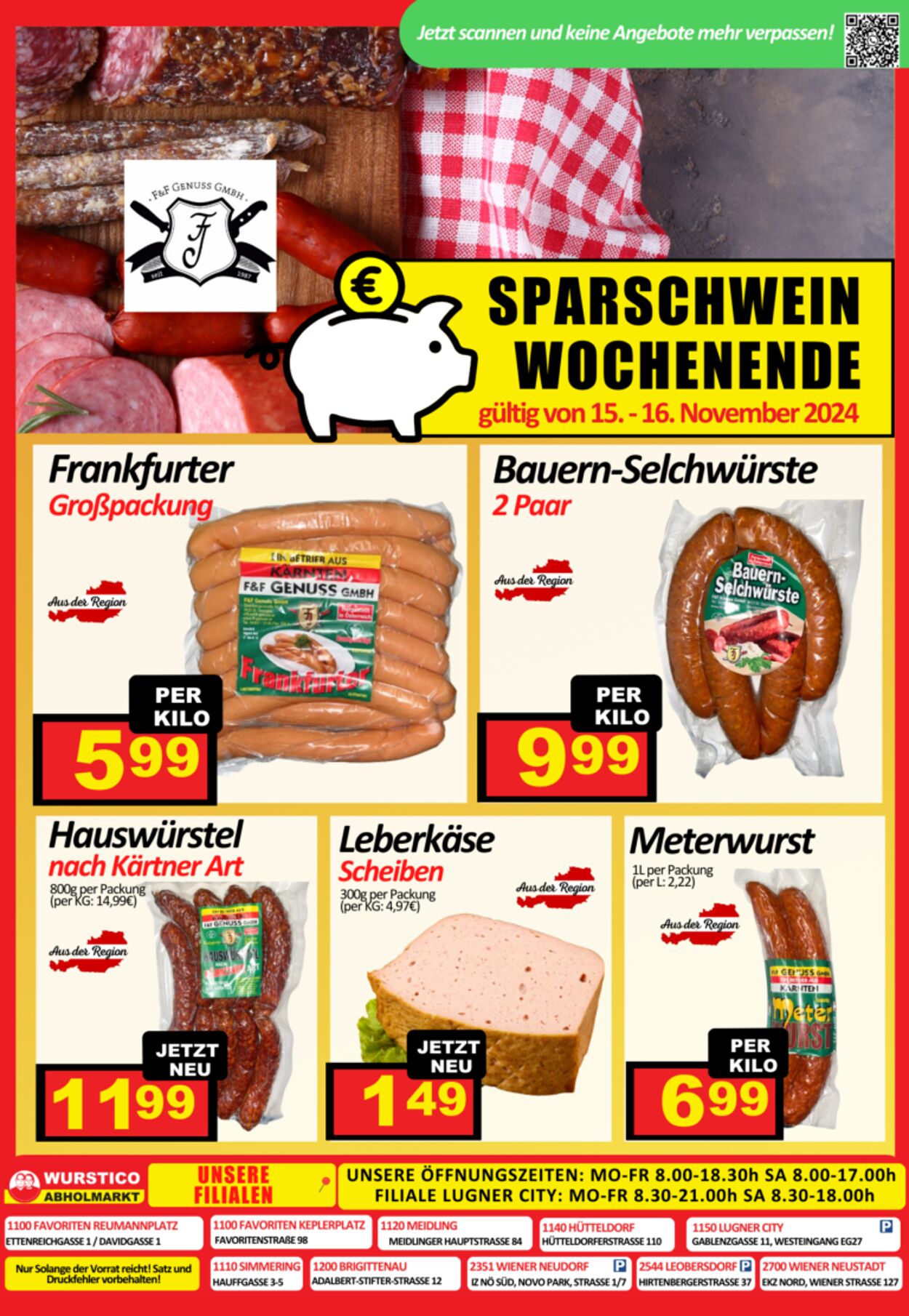 Prospekt Wurstico 13.11.2024 - 01.12.2024