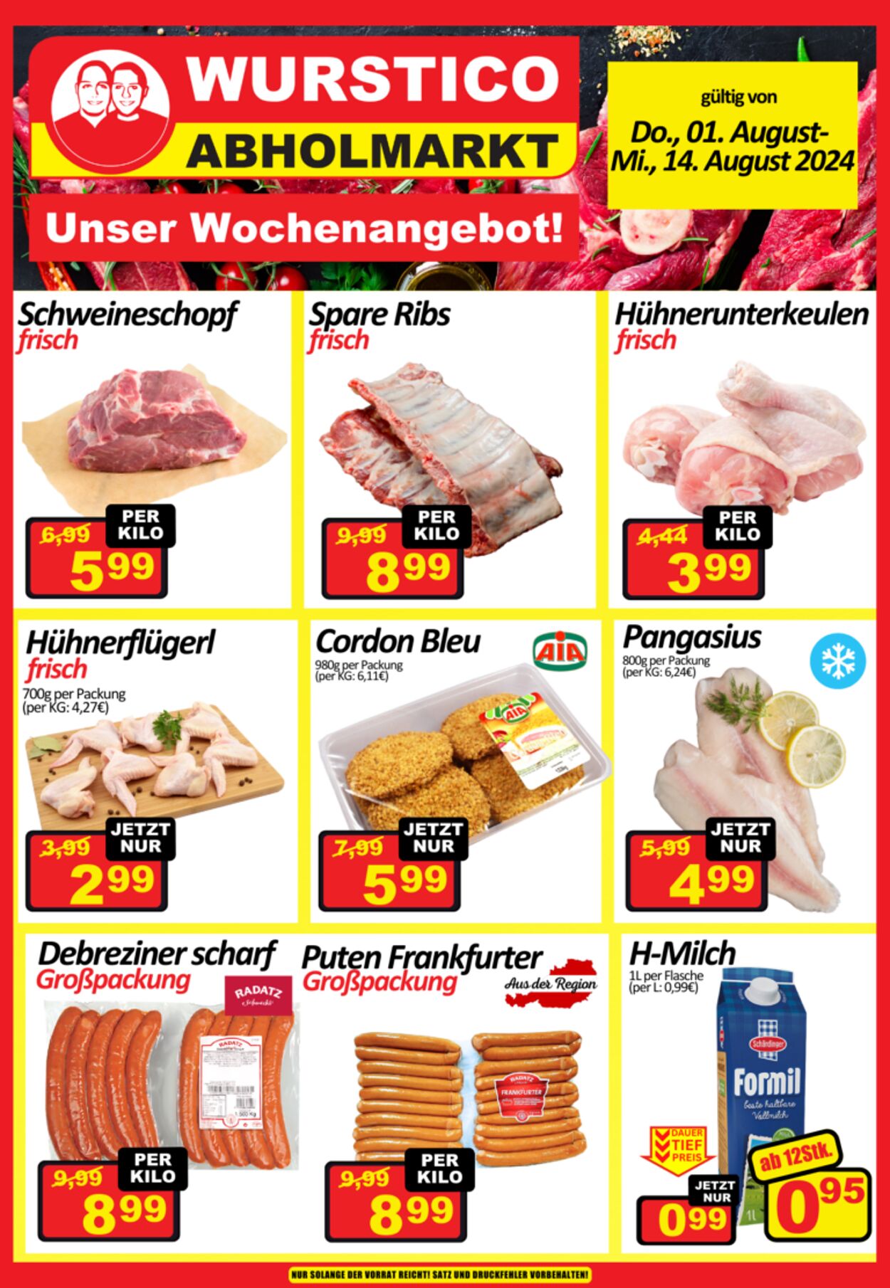 Prospekt Wurstico 01.08.2024 - 14.08.2024