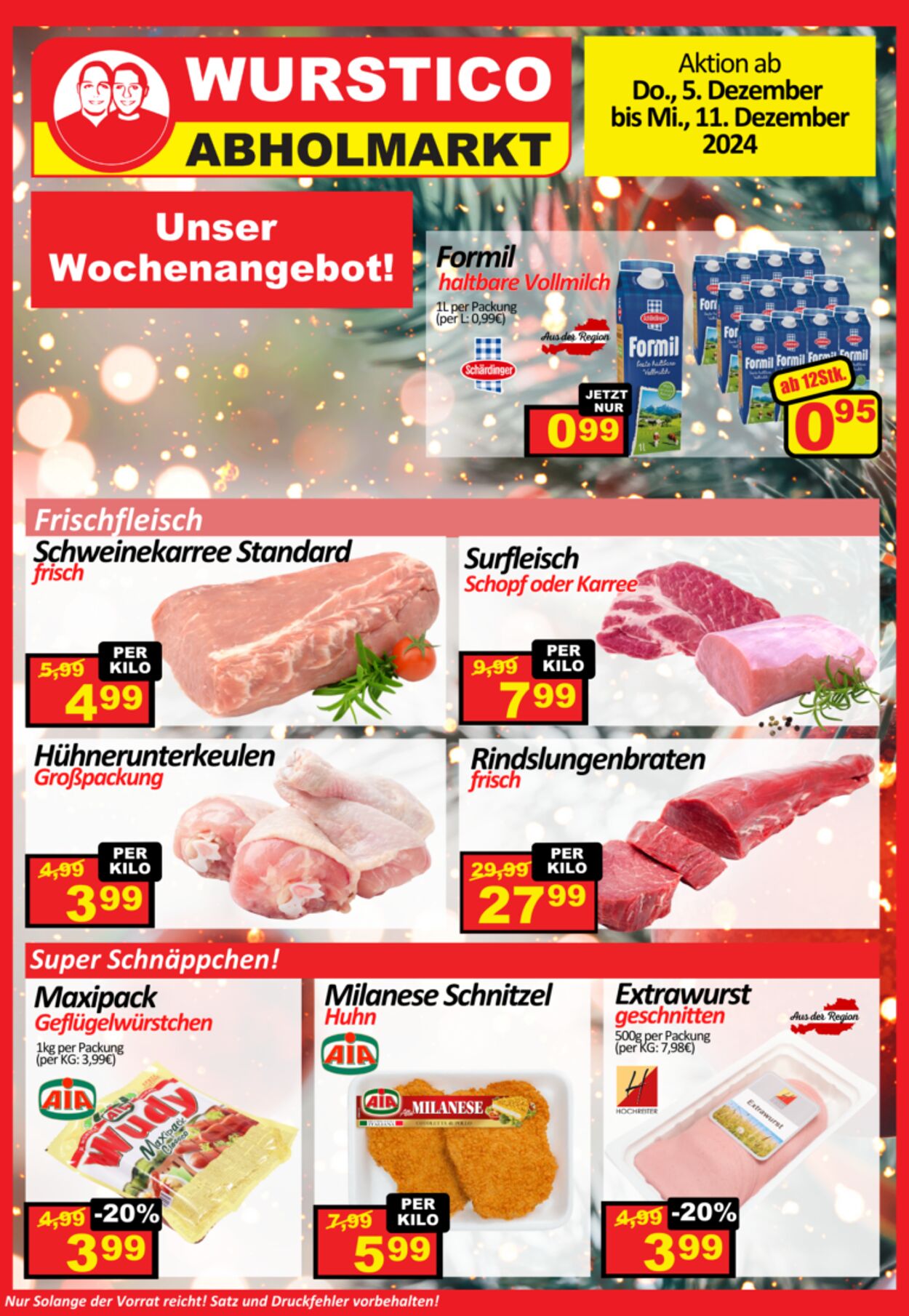 Prospekt Wurstico 28.11.2024 - 15.12.2024