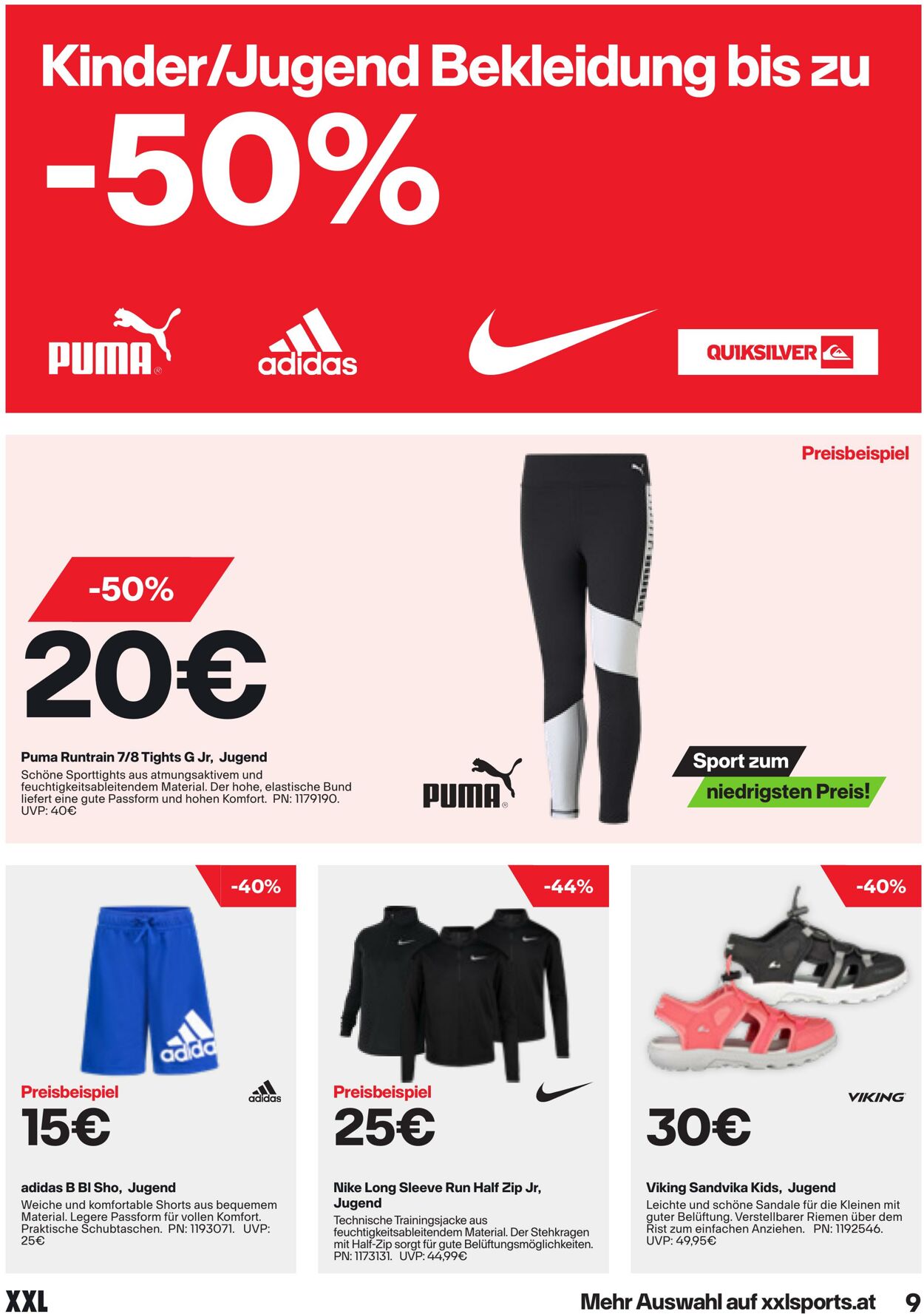 Prospekt XXL Sports 04.09.2022 - 10.09.2022