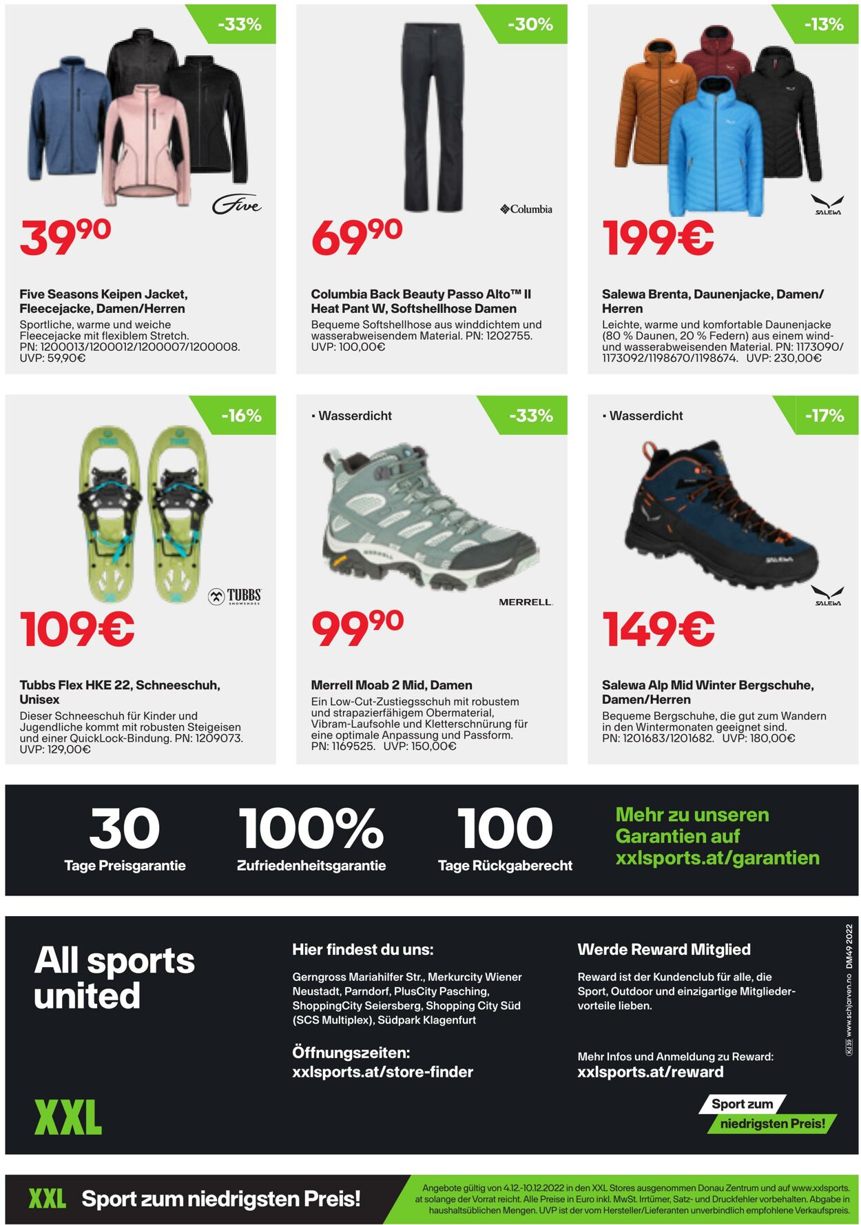 Prospekt XXL Sports 04.12.2022 - 10.12.2022