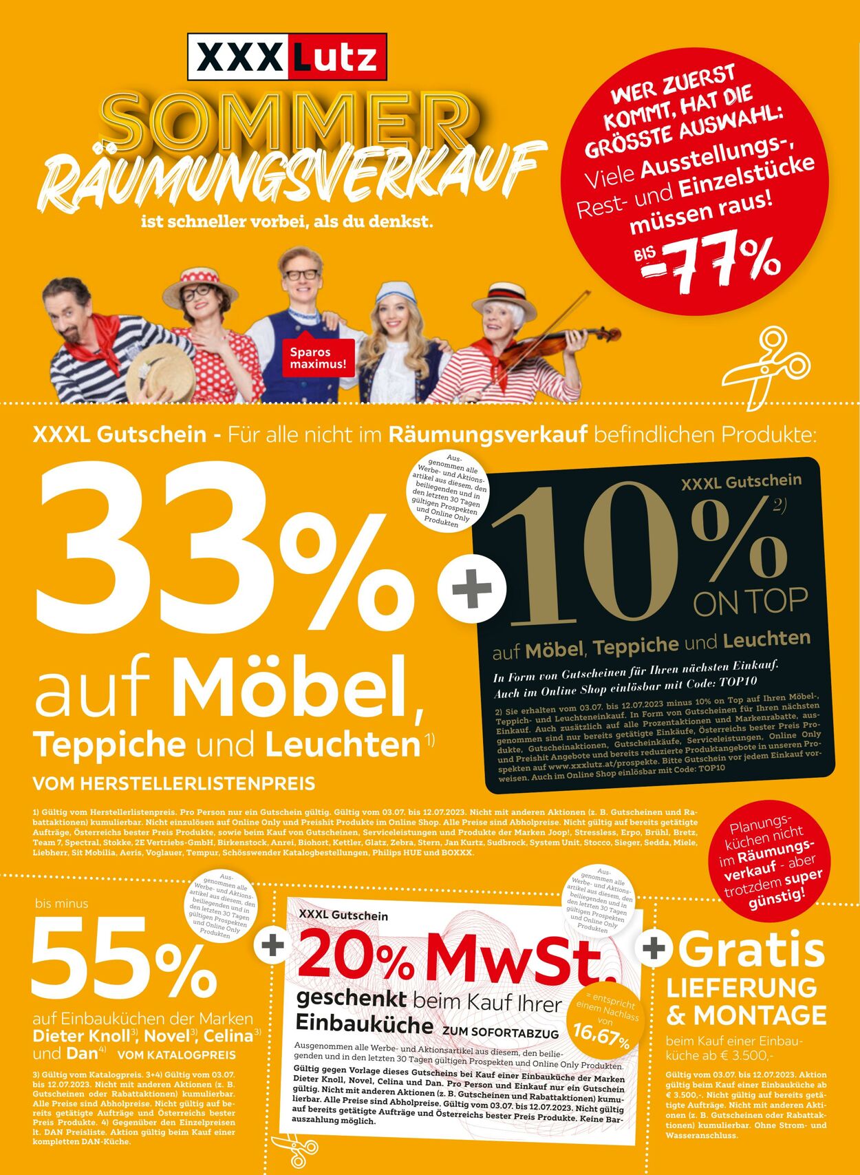 Prospekt XXXLutz 03.07.2023 - 11.07.2023